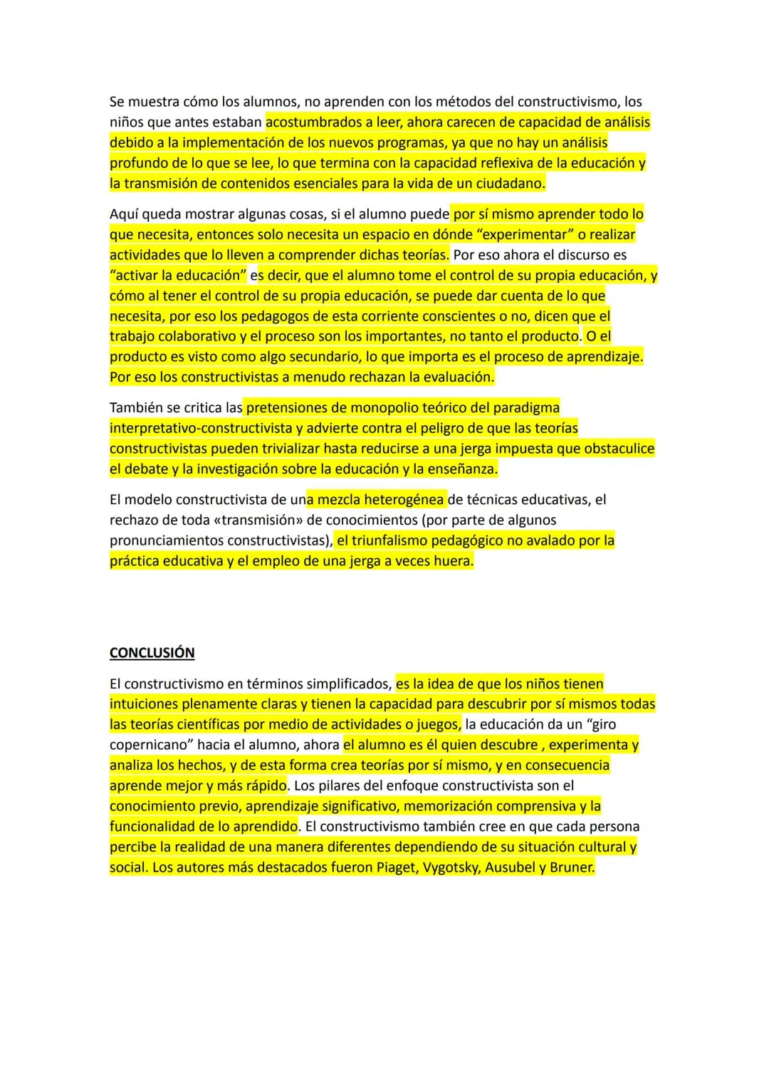 # EL CONSTRUCTIVISMO

Introducción

El constructivismo en la psicología se refiere a todas aquellas teorías y prácticas que se
enfocan sobre