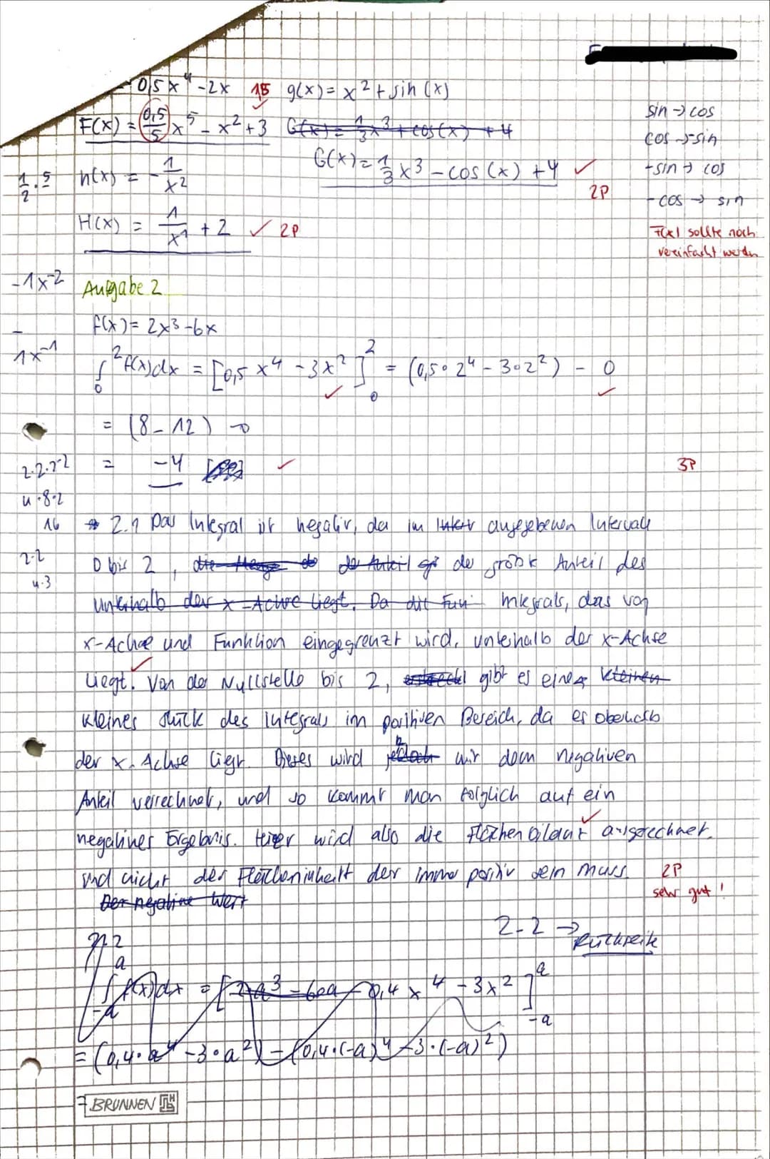 Analysis Klausur Nr. 1

Name

Mathematik GK

Datum:

16.11 24
Erreichte Rohpunkte:
47/50
Notenpunkte: 14P
G

15 14 13 12 11 10 9 8 7 6 5 4 3