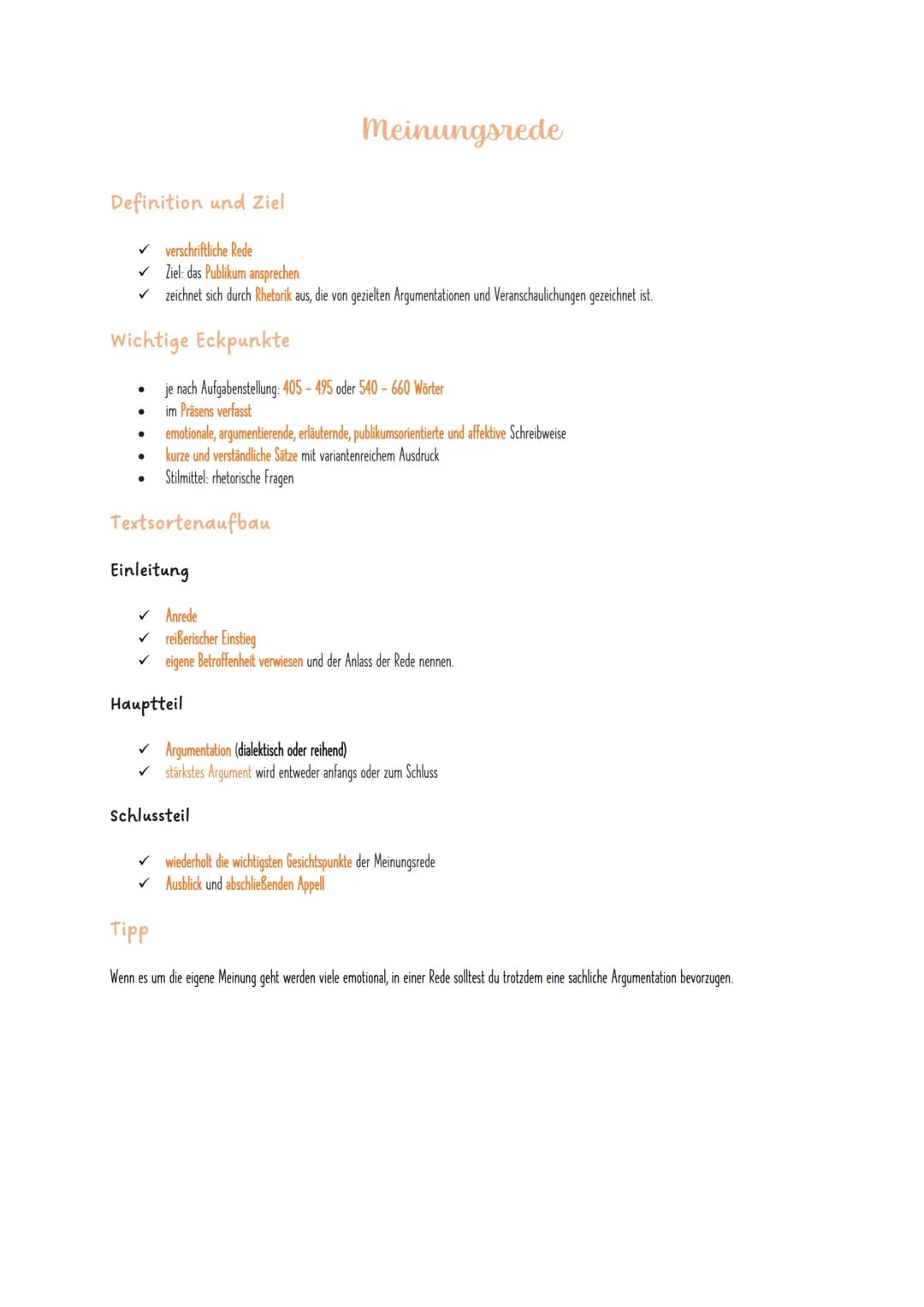 Definition und Ziel

✓ schulische Textsorte

Erörterung

aktuelle meist prekäre gesellschaftliche Thematik (Bsp.: Bildung)

✔ Ziel: dem Lese