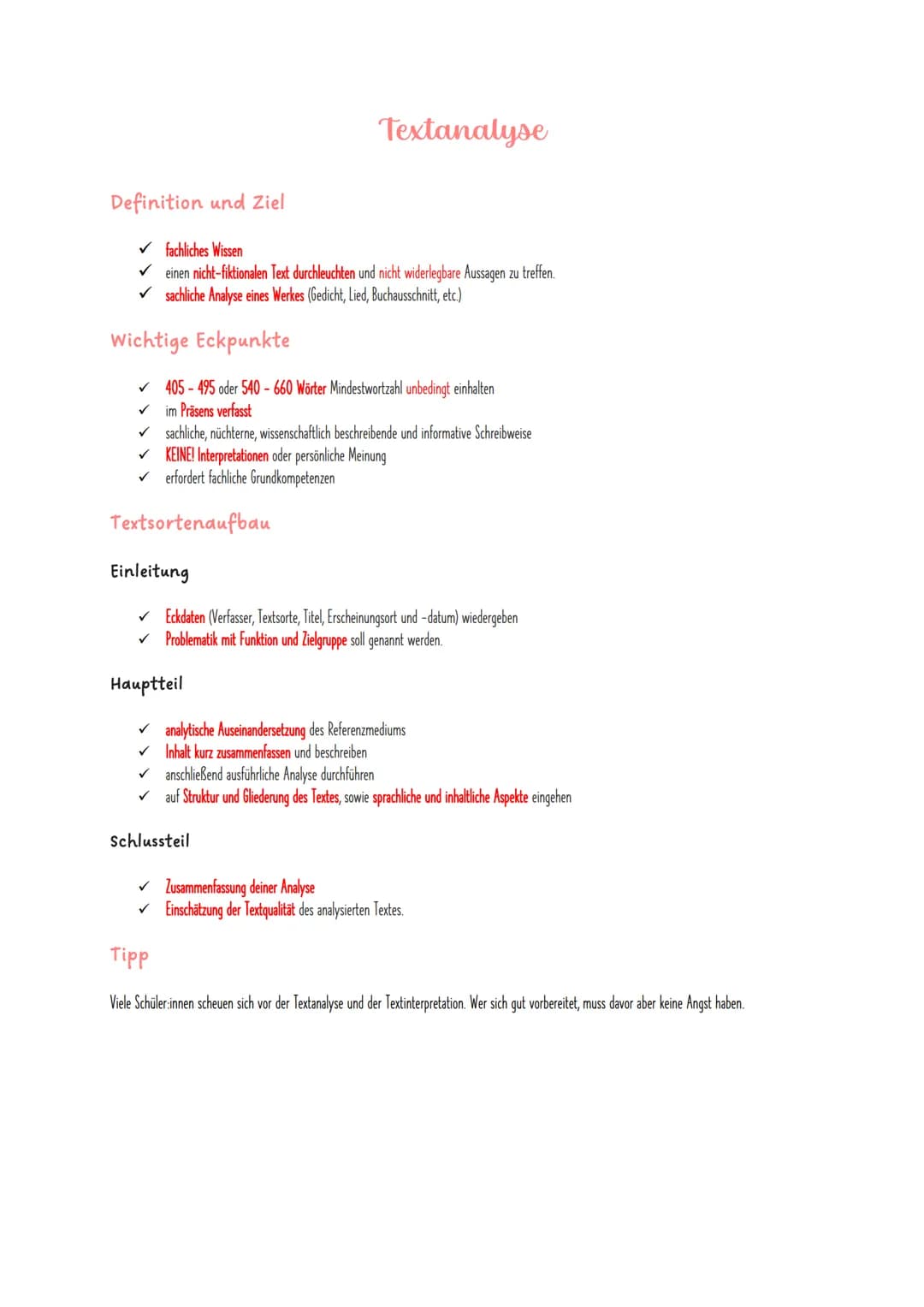 Definition und Ziel

✓ schulische Textsorte

Erörterung

aktuelle meist prekäre gesellschaftliche Thematik (Bsp.: Bildung)

✔ Ziel: dem Lese