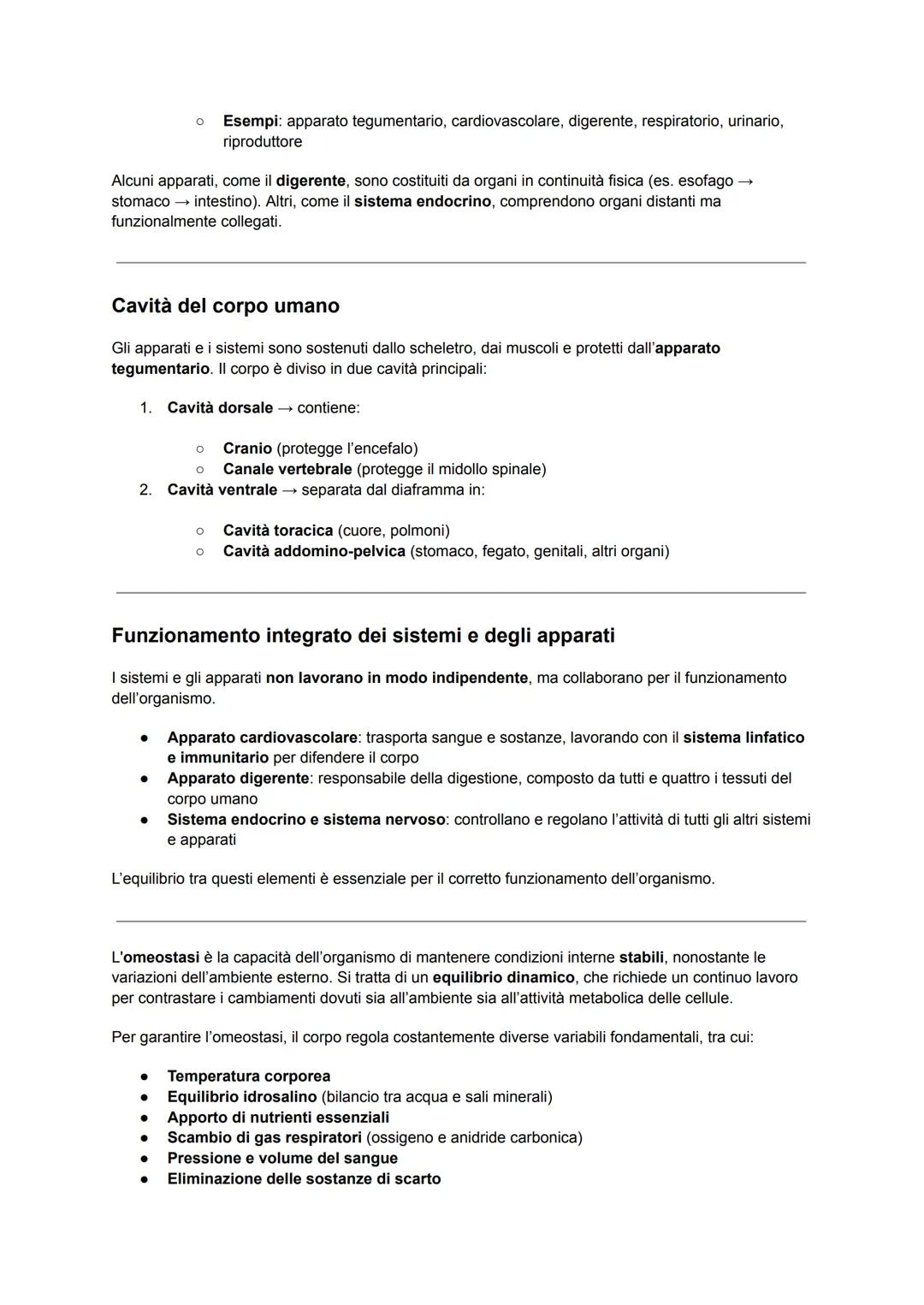 Il corpo umano deriva dallo sviluppo di una singola cellula diploide, lo zigote, che si divide più volte,
generando cellule che si differenz