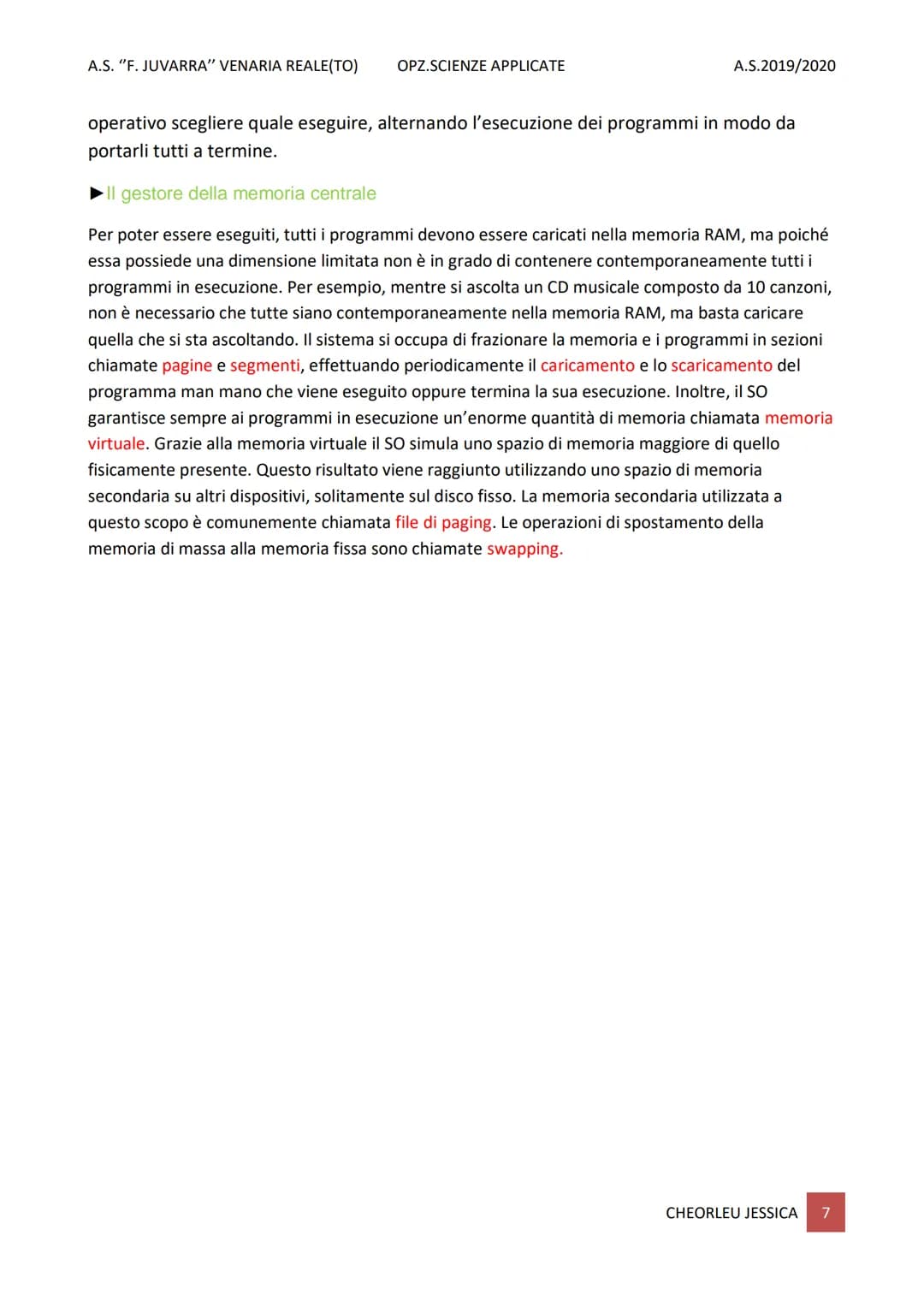 A.S. "F. JUVARRA" VENARIA REALE(TO) OPZ.SCIENZE APPLICATE A.S.2019/2020

◄Le risorse sono gli
elementi hardware o software
del PC che vengon