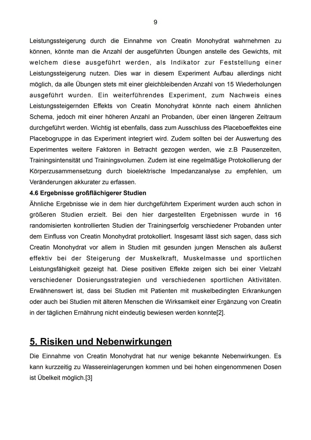 Auswirkungen der Einnahme von Creatin
Monohydrat im Kraftsport

[4]

$C_4H_9N_3O_2$

Facharbeit im Leistungskurs Biologie

Schuljahr 2022/23
