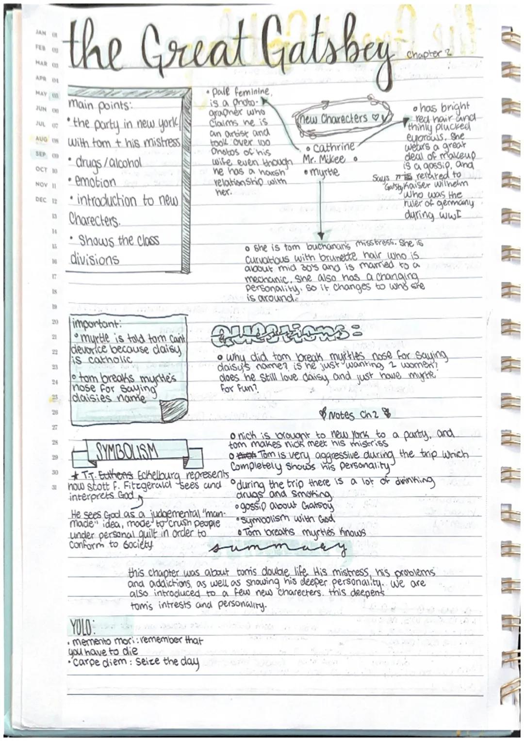 
<p>In this chapter, we are introduced to the main character and narrator, Nick. He is a World War I veteran and has moved to the East to le