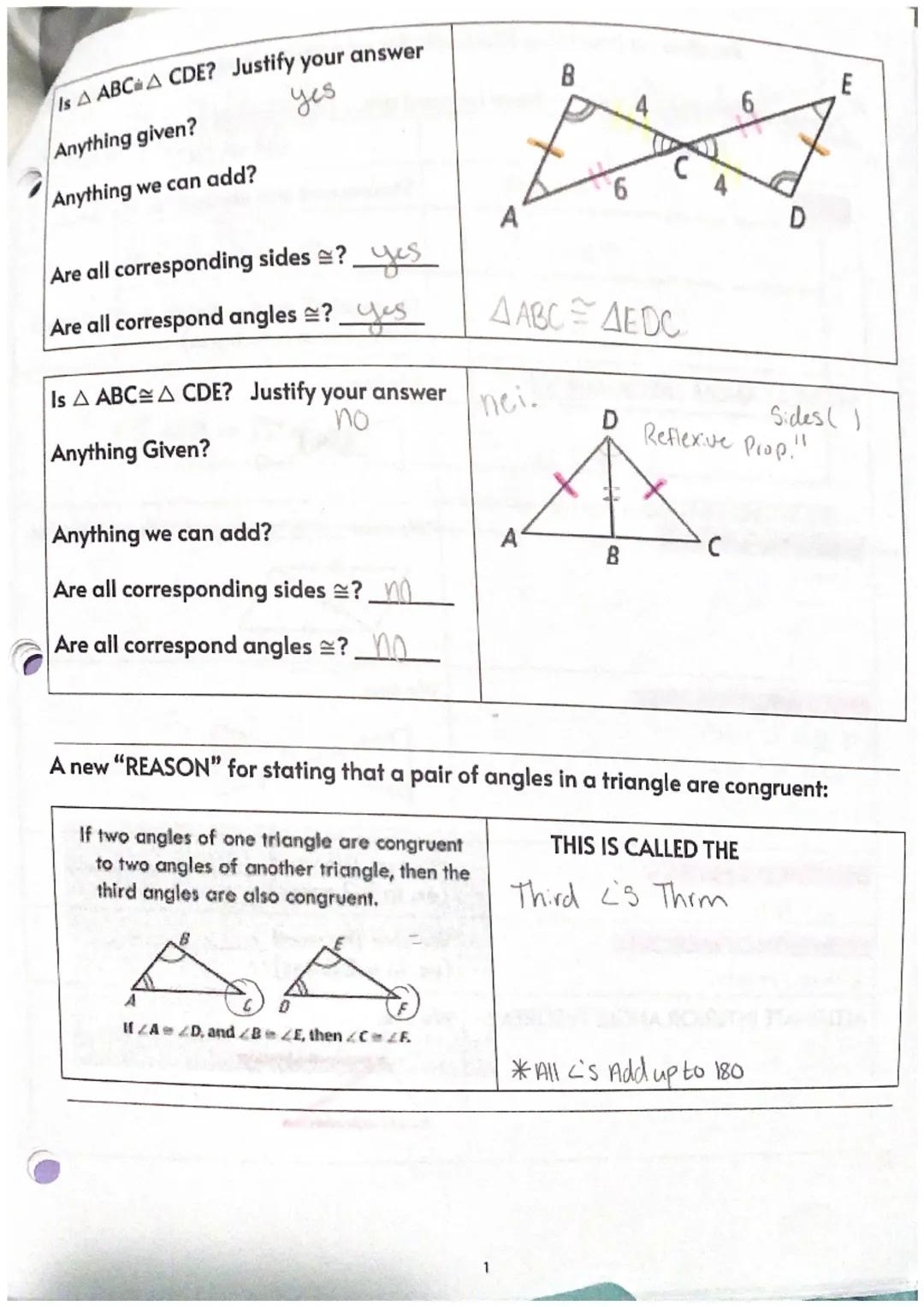 4.1

I can recognize CONGRUENT (=) FIGURES and their CORRESPONDING PARTS.


































































