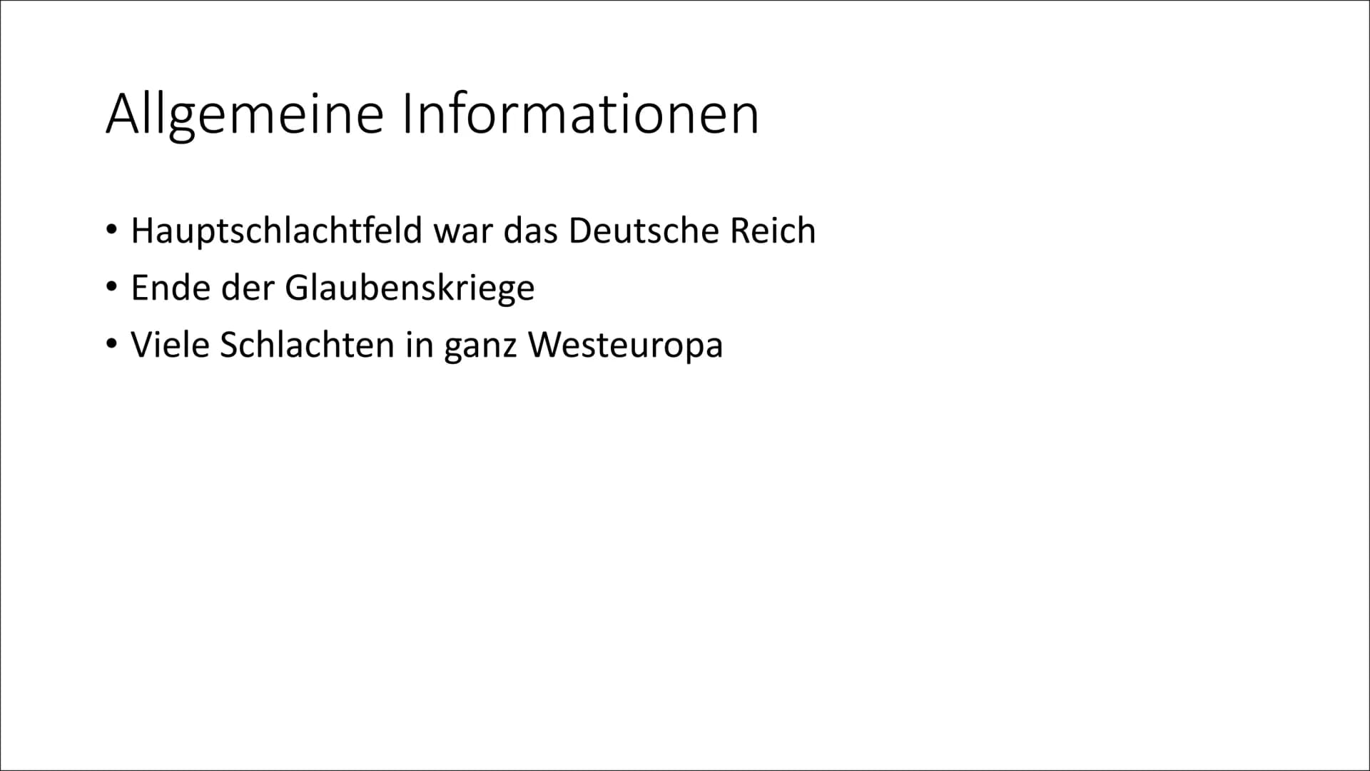 # Homeschooling

# Geschichte

Der 30- jährige Krieg

Ausarbeitung # Leitfrage

Der 30- jährige Krieg

- Die 30 dunkeln Jahre oder eine Erlö