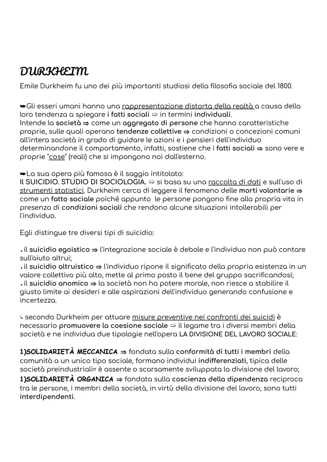 # SOCIOLOGIA

➡Nasce come scienza tra il 1700-1800 dopo che le tre grandi rivoluzioni (scientifica,
francese e industriale) avevano apportat