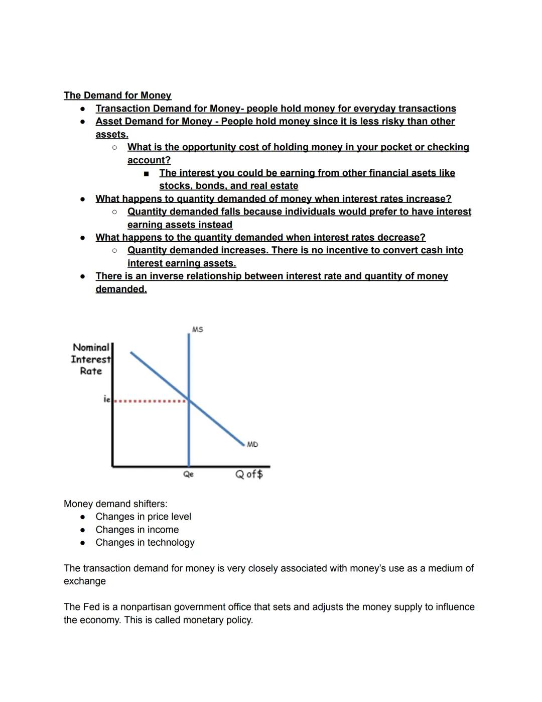 Unit 4: Money, Banking, and Monetary Policy

4.1

• “E pluribus unum” means..
• “Out of Many, One”

Why do we use money?

• The Barter Syste
