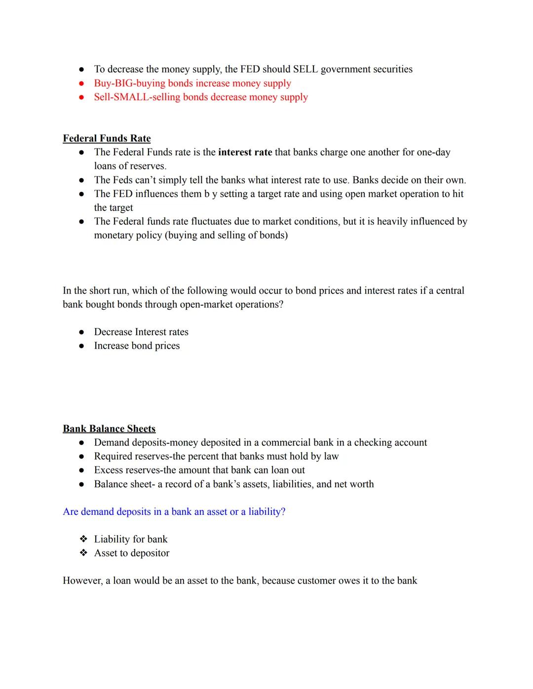 Unit 4: Money, Banking, and Monetary Policy

4.1

• “E pluribus unum” means..
• “Out of Many, One”

Why do we use money?

• The Barter Syste