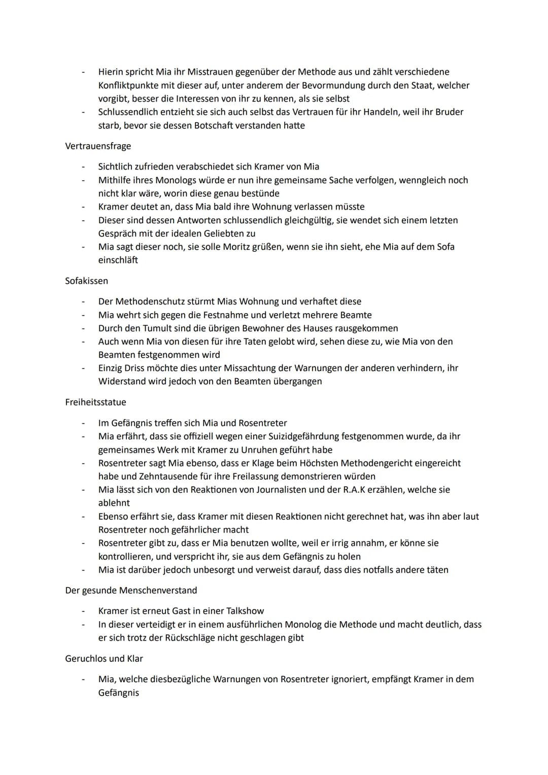# Corpus Delicti von Juli Zeh

Vorwort

- Gesundheit = Zustand vollkommenen körperlichen, geistigen, sozialen Wohlbefindens
- Gesundheit ist