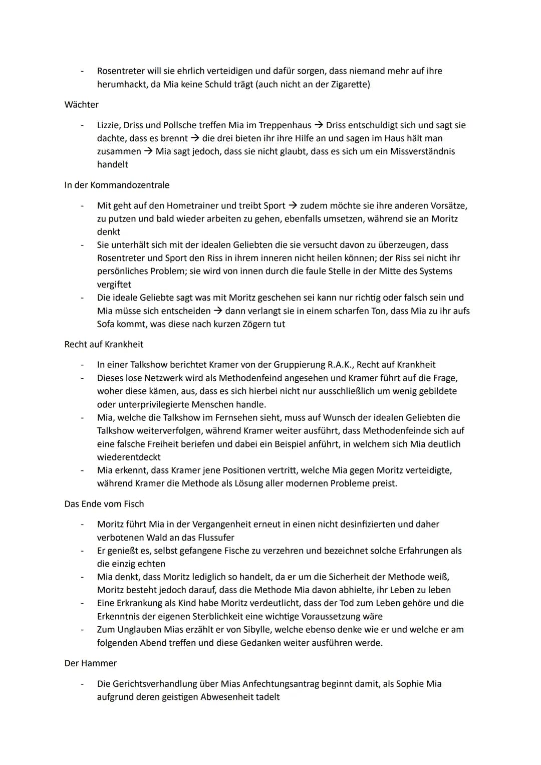 # Corpus Delicti von Juli Zeh

Vorwort

- Gesundheit = Zustand vollkommenen körperlichen, geistigen, sozialen Wohlbefindens
- Gesundheit ist