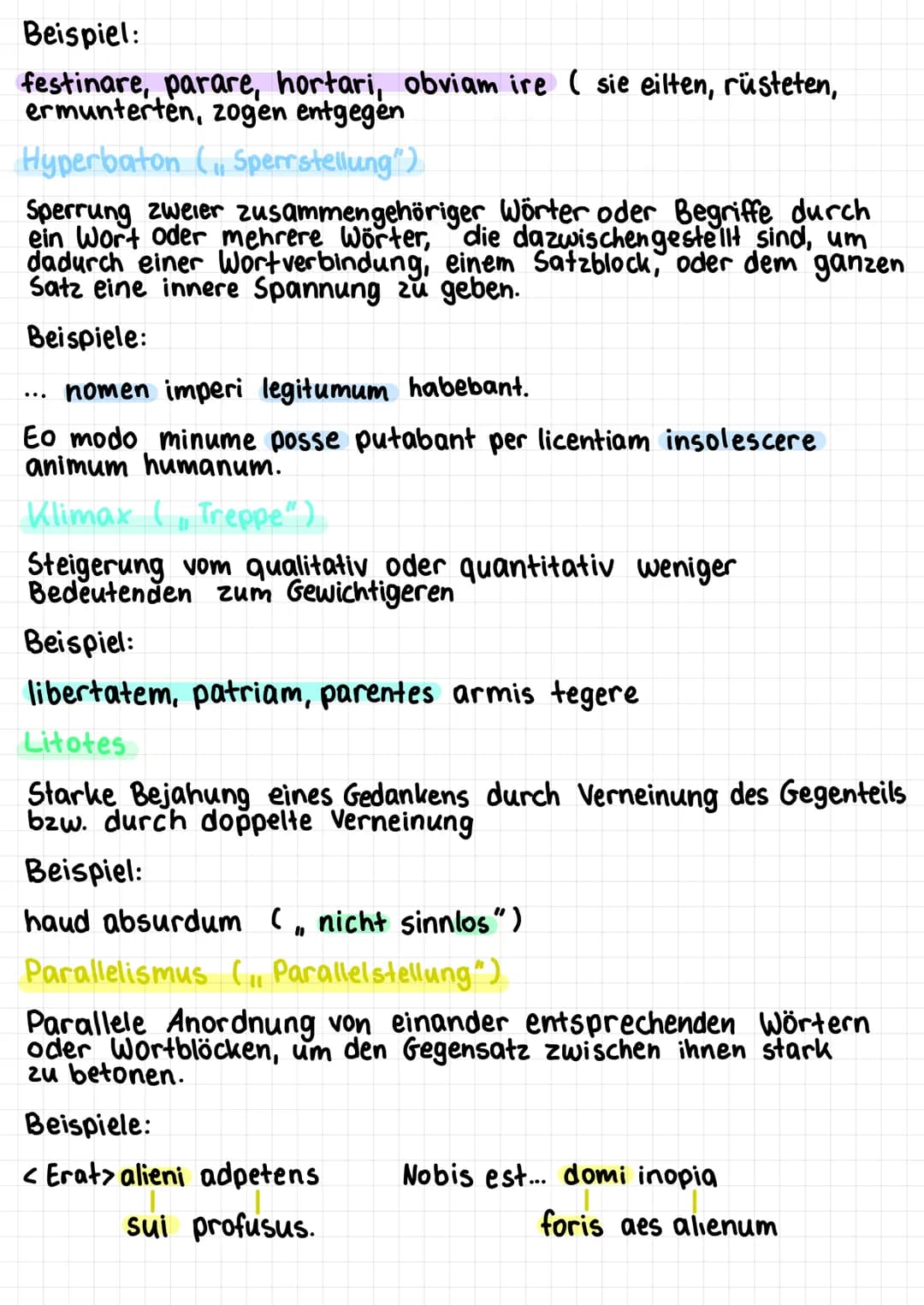 # Stilmittel

Alliteration

Wiederholung des gleichen Anlauts in aufeinanderfolgenden
oder naheliegenden Wörtern, um die Aussage auch
klangl