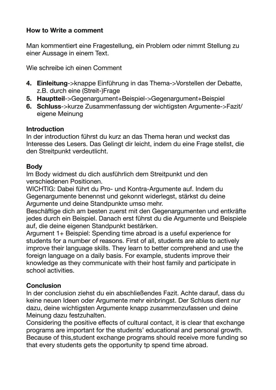 Englisch classtest

1. Summary
2. Analysis
3. Comment

1.Summary

1. Lies die Überschriften und den Text aufmerksam durch. Um einen
ersten E