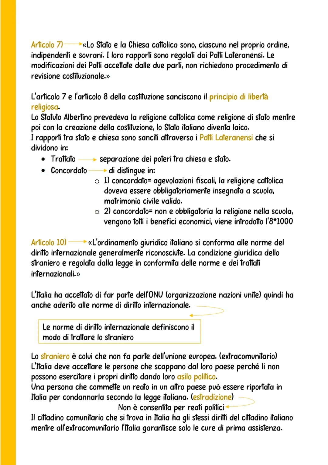 # i principi

fondamentali

ARTICOLO 1) <<L'Italia e una Repubblica democratica, fondata sul lavoro. La
sovranita appartiene al popolo, che 