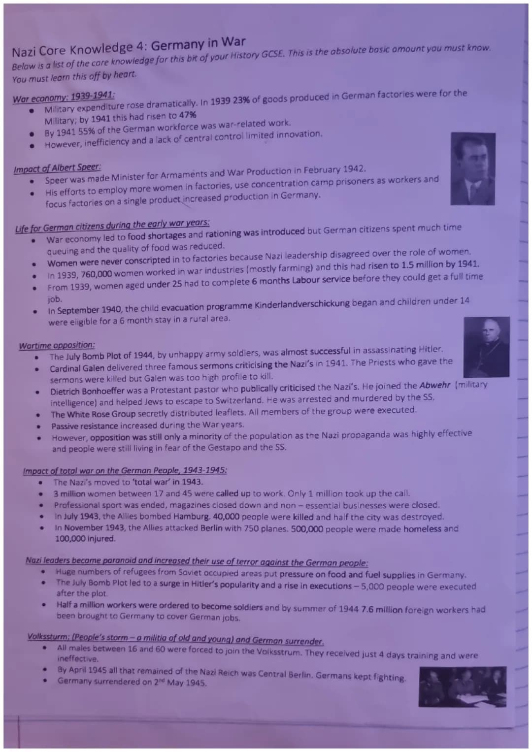 # Nazi Core Knowledge 1: Democracy to Dictatorship
Below is a list of the core knowledge for this bit of your History GCSE. This is the abso
