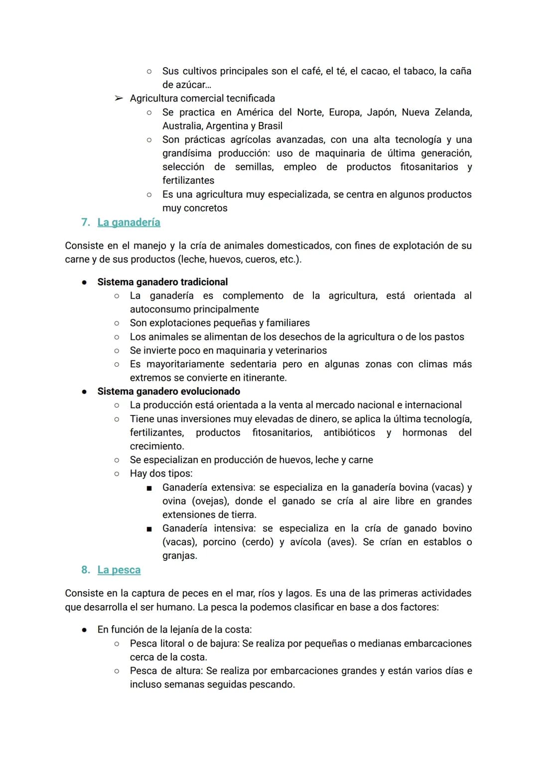 # UD 7. El sector primario: agricultura, ganadería y pesca

1. El sector primario

Este sector comprende todas aquellas actividades que perm