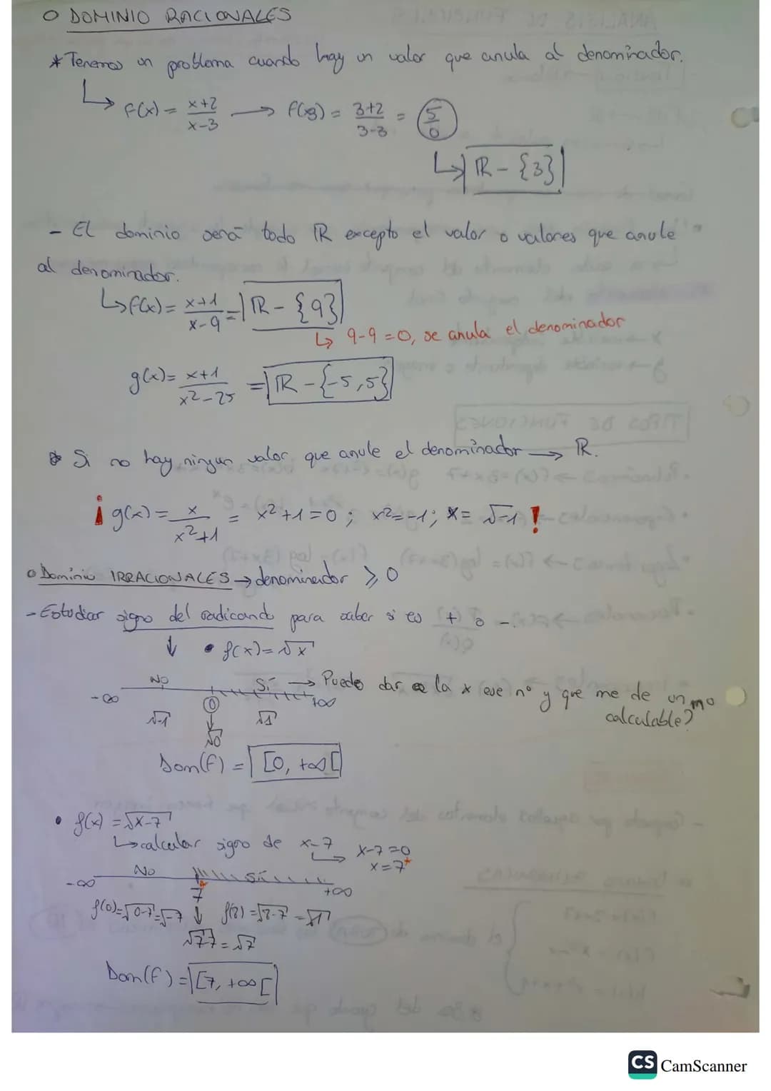 # DOMINIO

[Dot]=(A)mod

- Compuesto por aquellos elementos del conjunto inicial que tienen imagen.

• DOMINIO POLINÓMICAS

$f(x)= 3x+7$

el