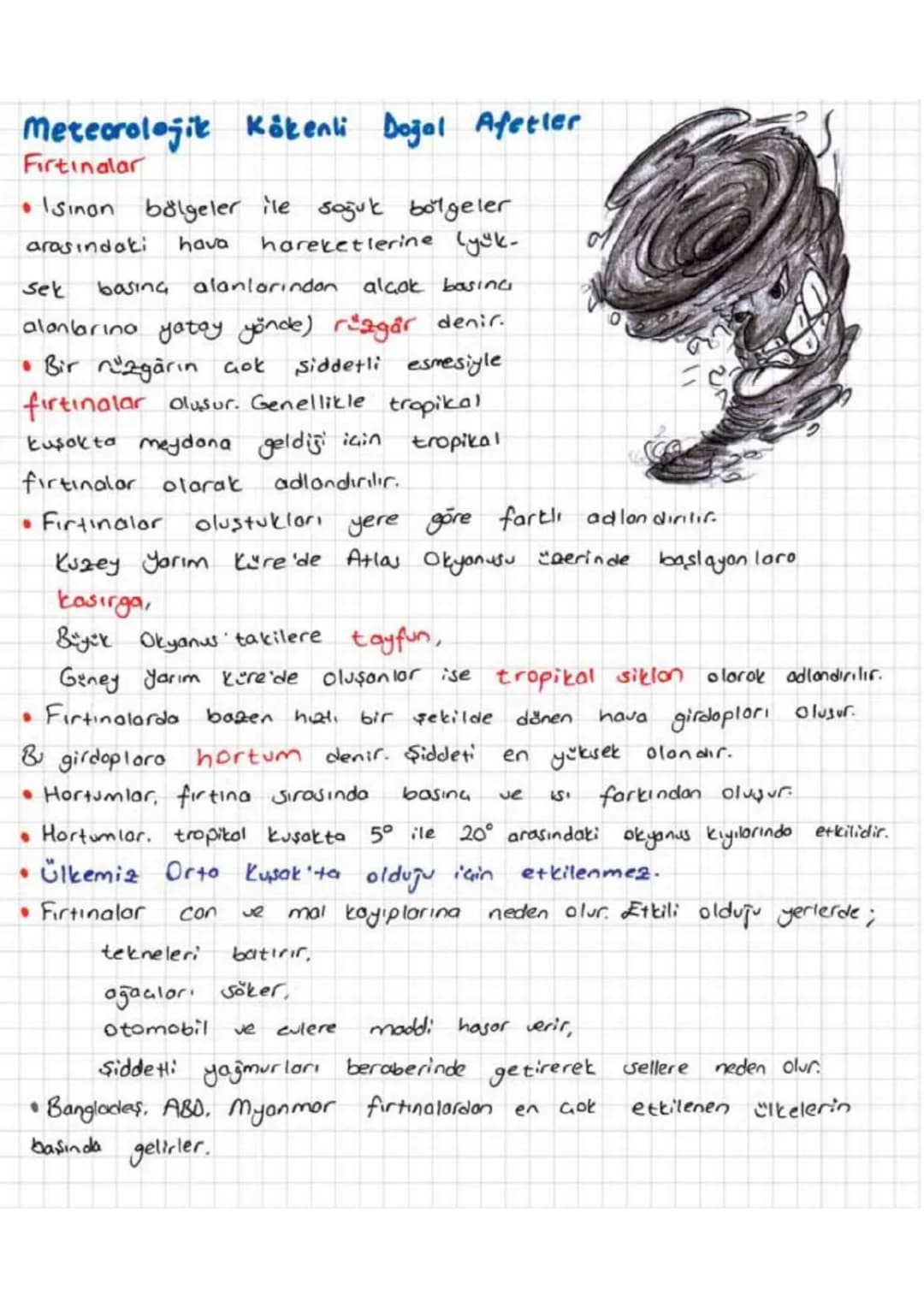 # DOĞAL AFETLER

*   Can ve mal kayıplarına neden olan doğa olaylarına doğal afet denir.
*   Doğal afetler yeryüzünde her zamon görülse de i