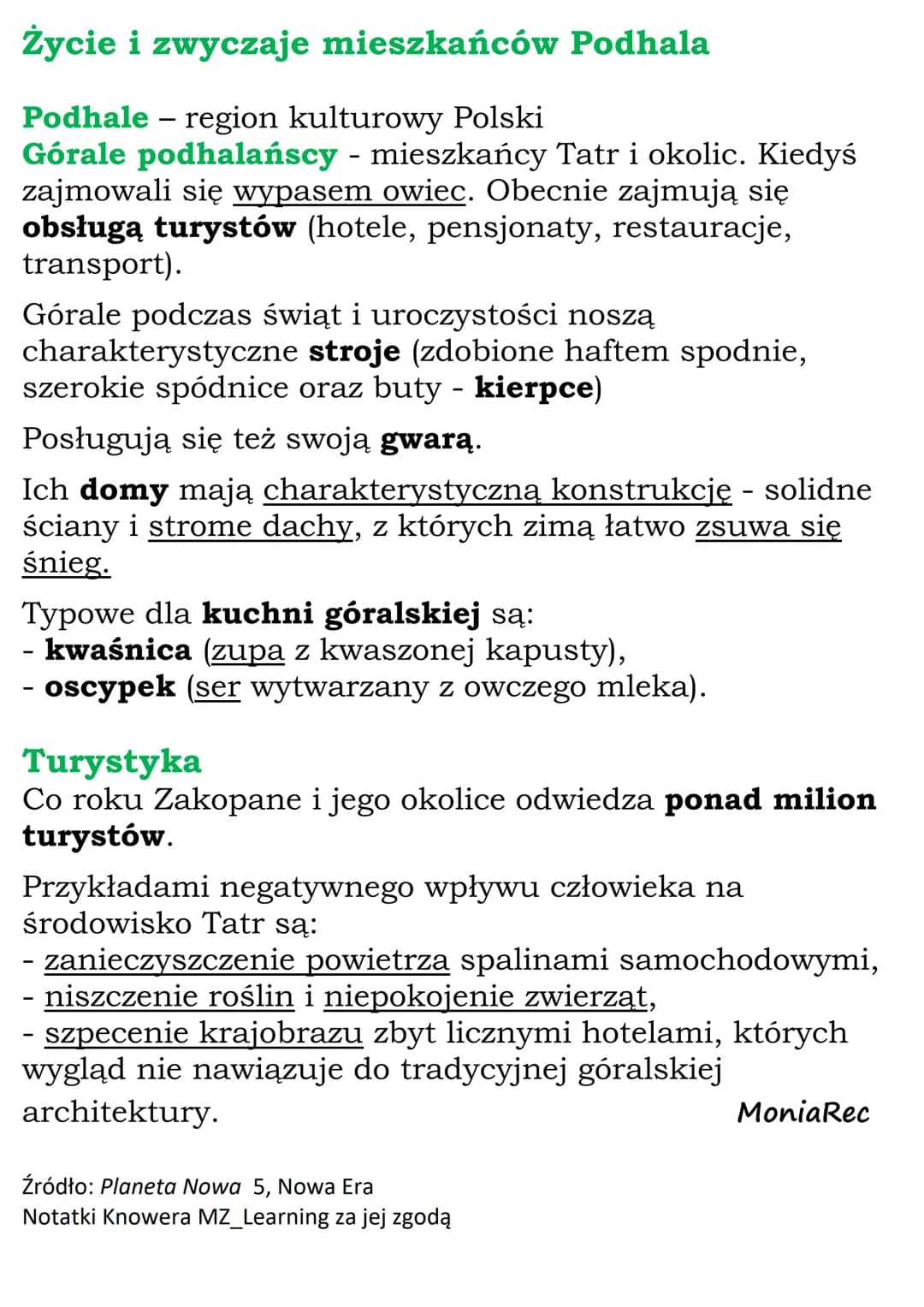 # Krajobraz wysokogórski
# Tatr

Tatry są częścią łańcucha Karpat.

Tatry są jedyną krainą w Polsce, w której występuje
krajobraz wysokogórs