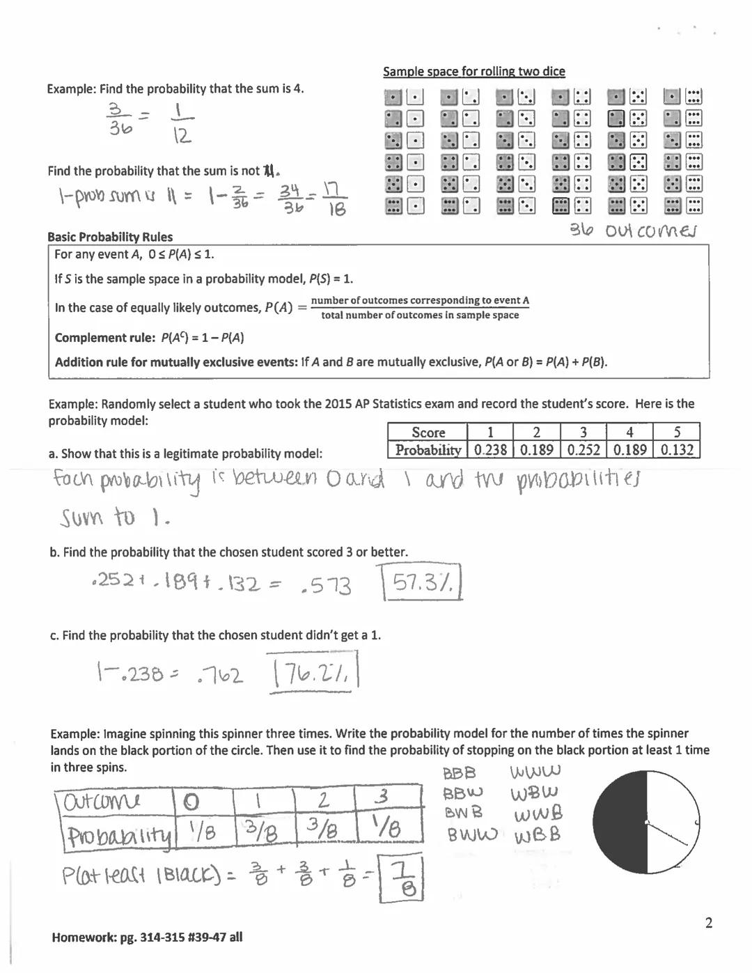 # Chapter 5: Probability: What are the Chances?

key

5.2: Probability Rules
Learning Objectives
-Determine a probability model for a chance