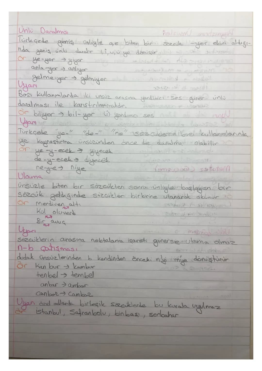 Ses Bilgisi

|       | Geniş     | Dar       |
| :---- | :---------- | :-------- |
|       | kalın ince | kalın ince |
| Düz   | a         e