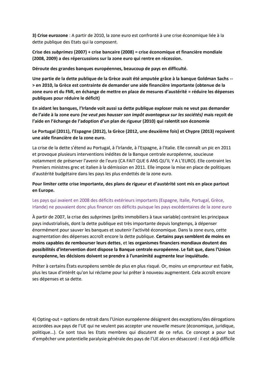 # L'UE et la Démocratie

Intro:

<< L'Europe se fera dans les crises et elle sera à la somme des solutions apportées à ces
crises. >>> Jean 