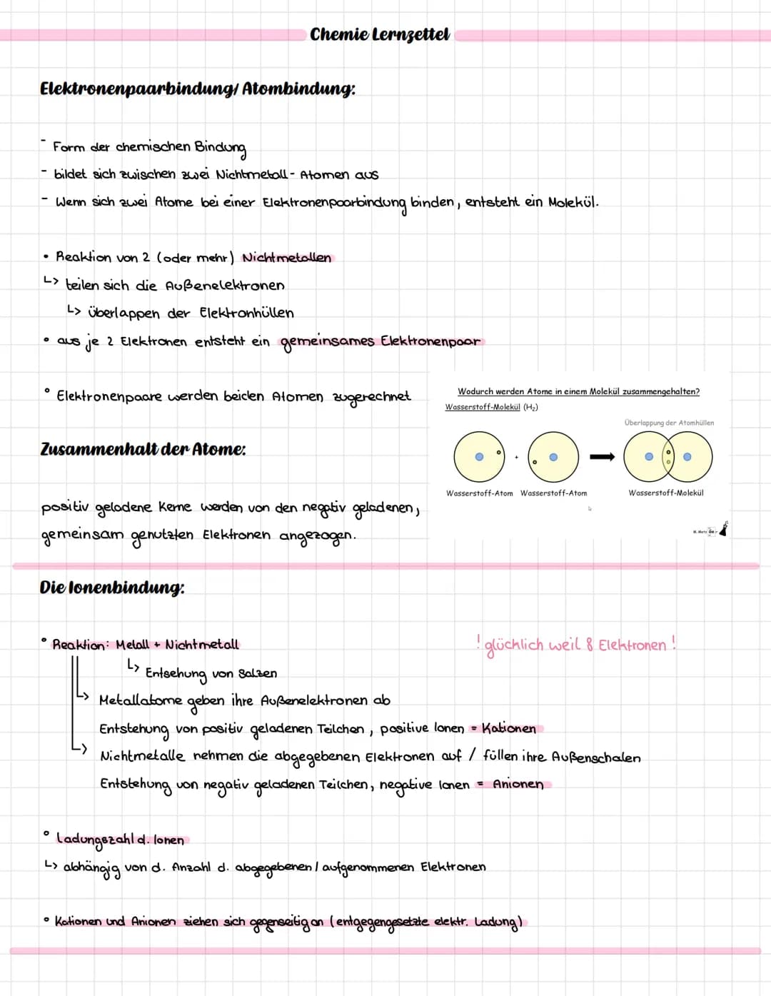# Chemie Lernzettel

PERIODENSYSTEM DER ELEMENTE

Pr
Dy Ho
Yb
Th Pa
Ablesen eines Elements des Periodensystem.

Beispiel: Magnesium

Hauptgr