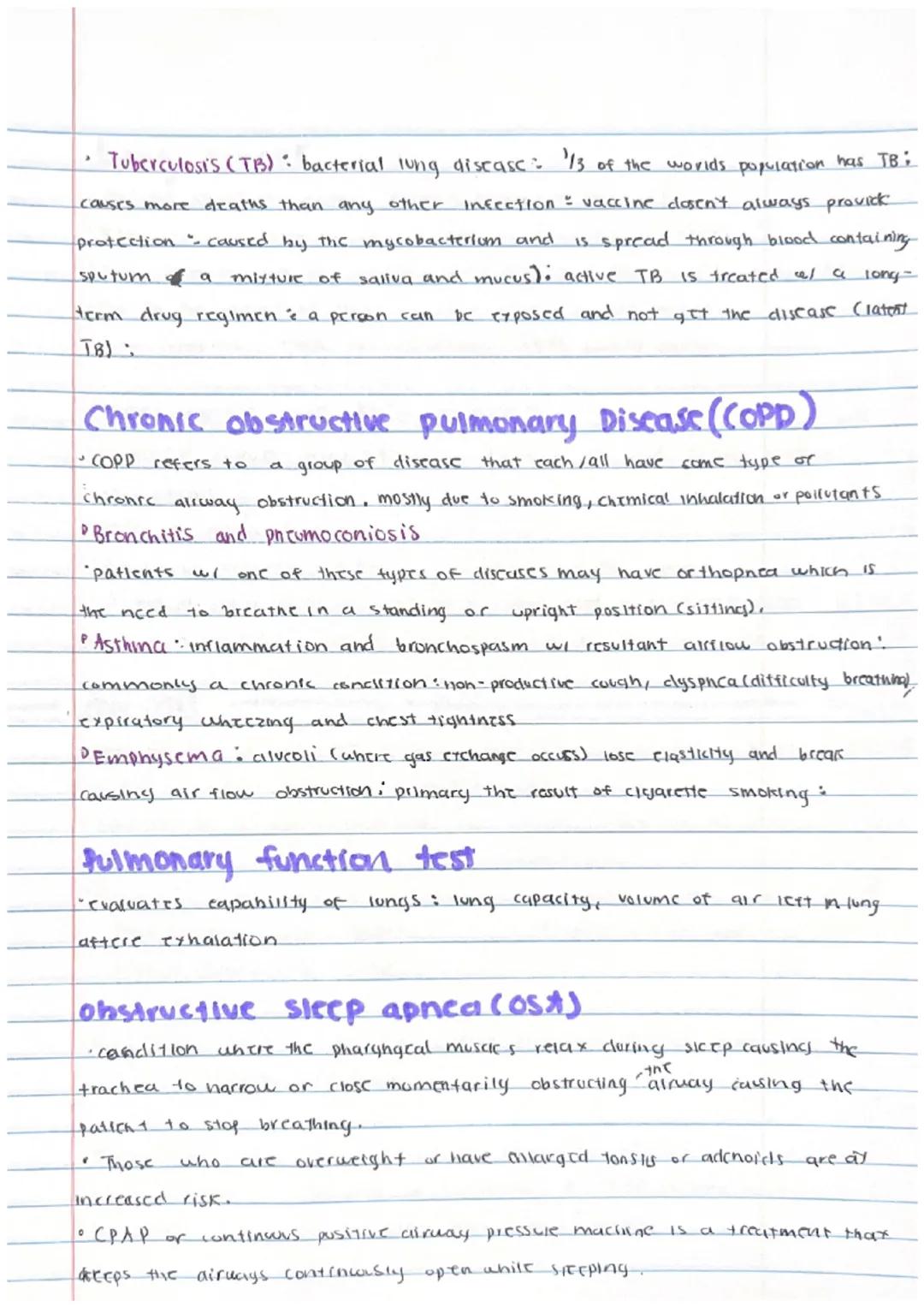 LESSON 20

Pulmonary assisting

Respiratory Diseases and disorders
- structure and function of the respiratory tract
- infectious Discases
-