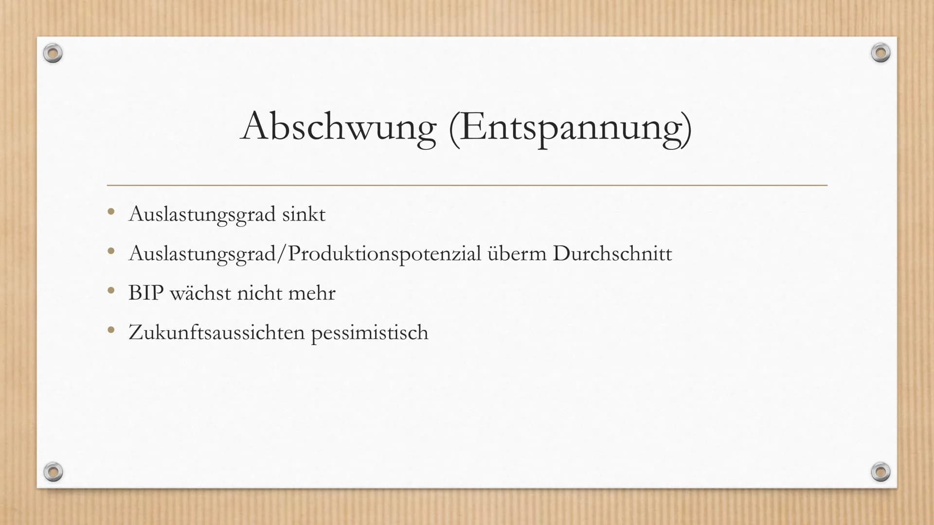 Konjunkturindikatoren Definition

• Ein zentraler Begriff aus der Volkswirtschaft ist die Konjunktur. Sie gibt in
erster Linie Auskunft über