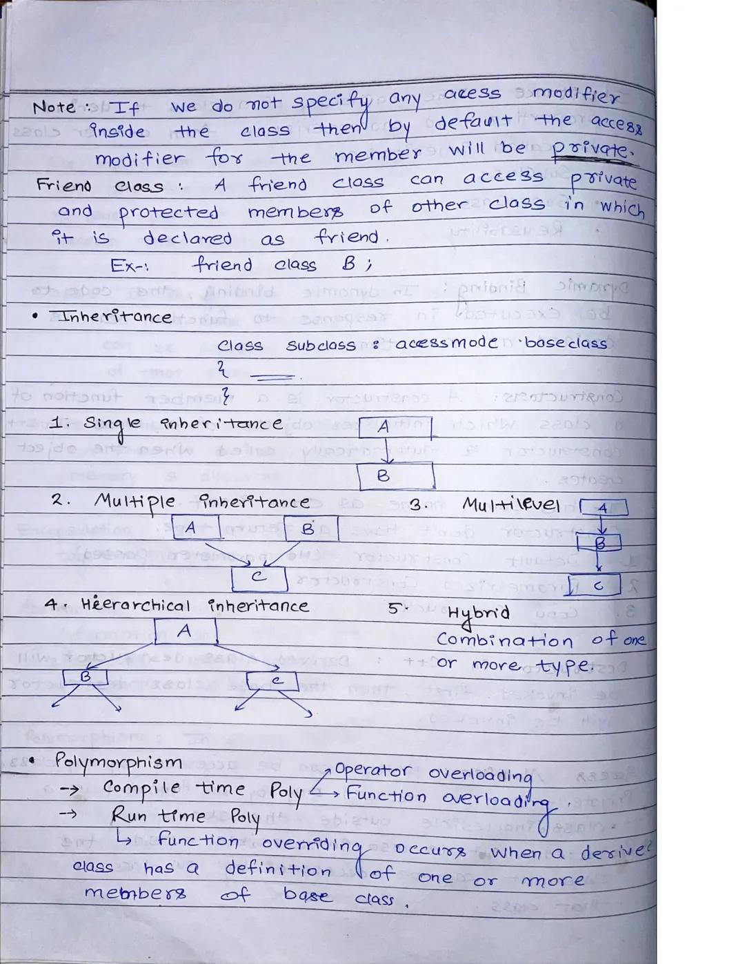 Oops in

per The main aim of oop is to bind together the data
and the functions that operate on them 80 that
no other part of the code can a