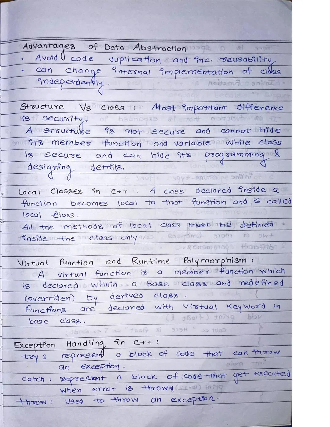 Oops in

per The main aim of oop is to bind together the data
and the functions that operate on them 80 that
no other part of the code can a