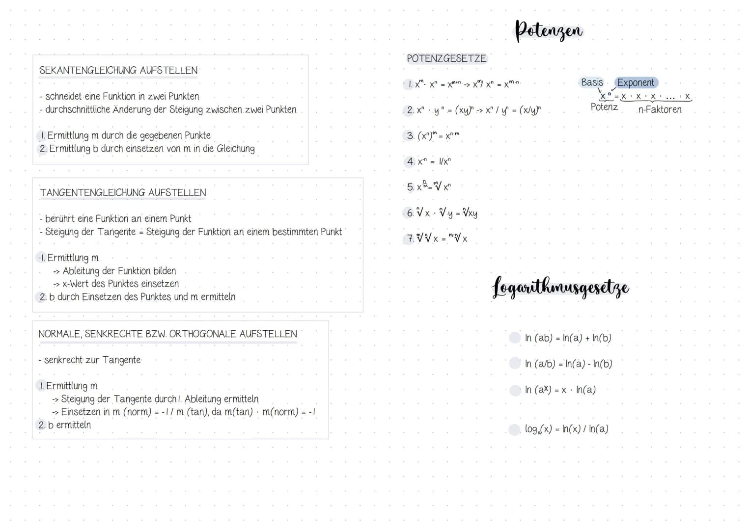 # $\int(x)$ 

# Inhaltsverzeichnis
## Analysis

| Thema / Inhalt | Seite |
| ----------- | ----------- |
| 1. Integralrechnung | 2 |
| -> Gr