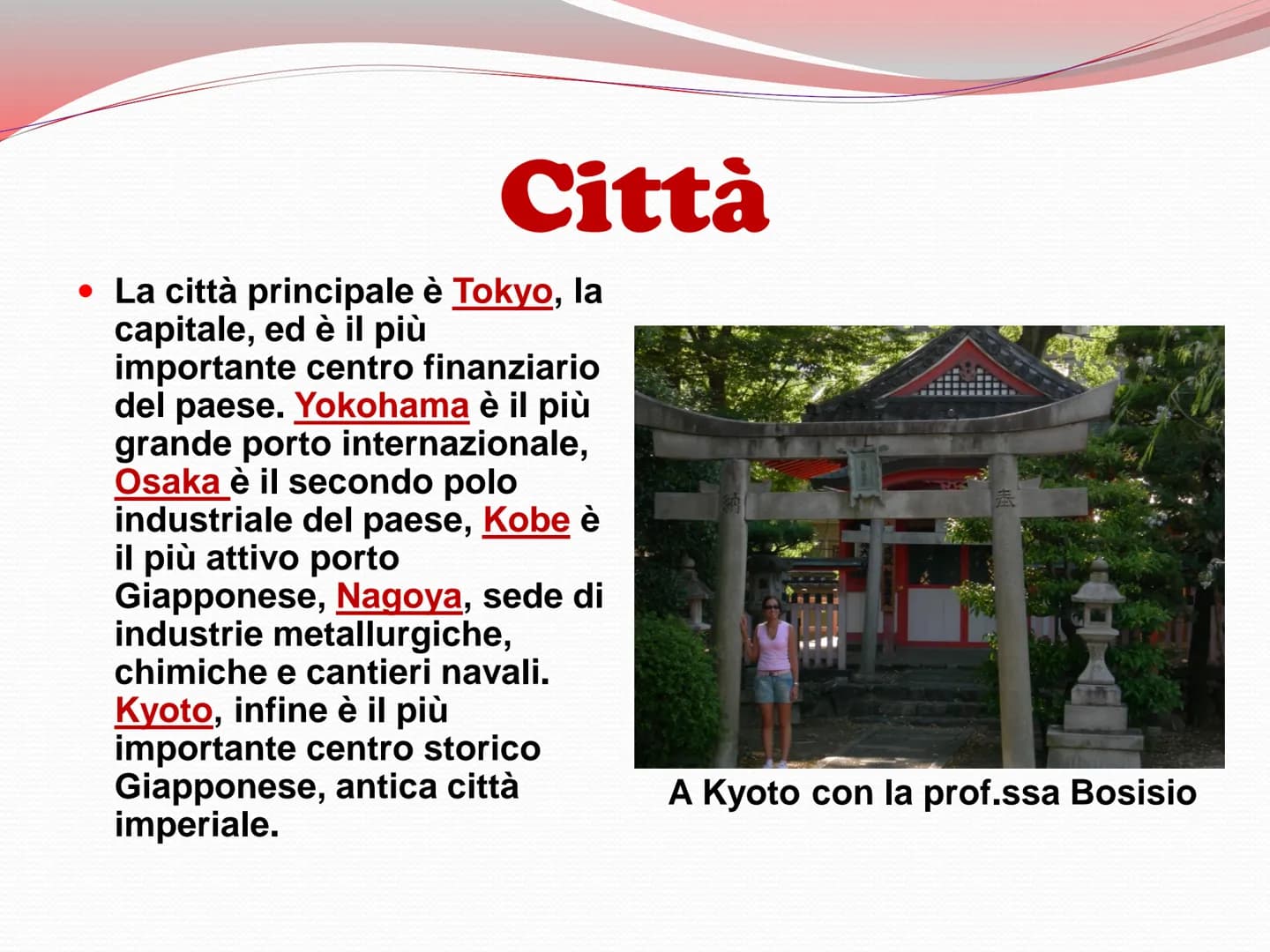 # Giappone

日本 # Confini

II Giappone è un arcipelago
formato da circa 3000 isole e
confina:

RUSSIA

CINA

Asahikawa

Sapporo

Hakodate
Hok