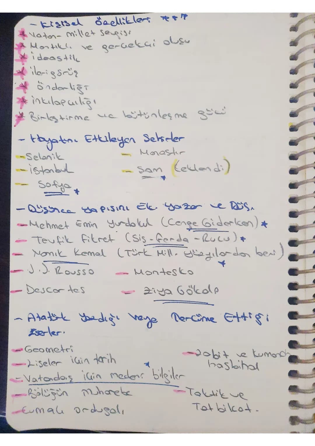 -ATAOLK HAYATI

- Öğrenim Hayatı
1- Mahalle Mektebi
2-Semsi Efendi
3-Selanik Askari Rüstiyesi
4-Monastır Askari idadisi
5- Harp Okulu
6- Har