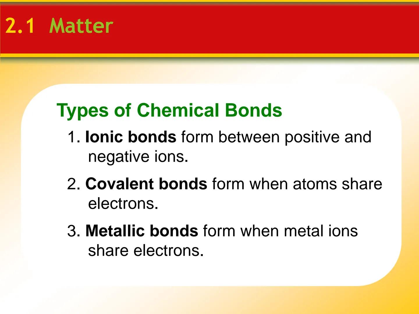 Chapter

2 Minerals # 2.1 Matter

## Elements and the Periodic Table

*   Elements are the basic building blocks
of minerals.

*   Over 100 