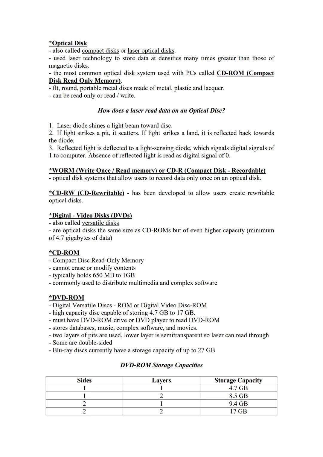 # PARTS OF THE COMPUTER SYSTEM

Hardware Component of Computer Systems

*The CPU - manipulates raw data into more useful form and controls t