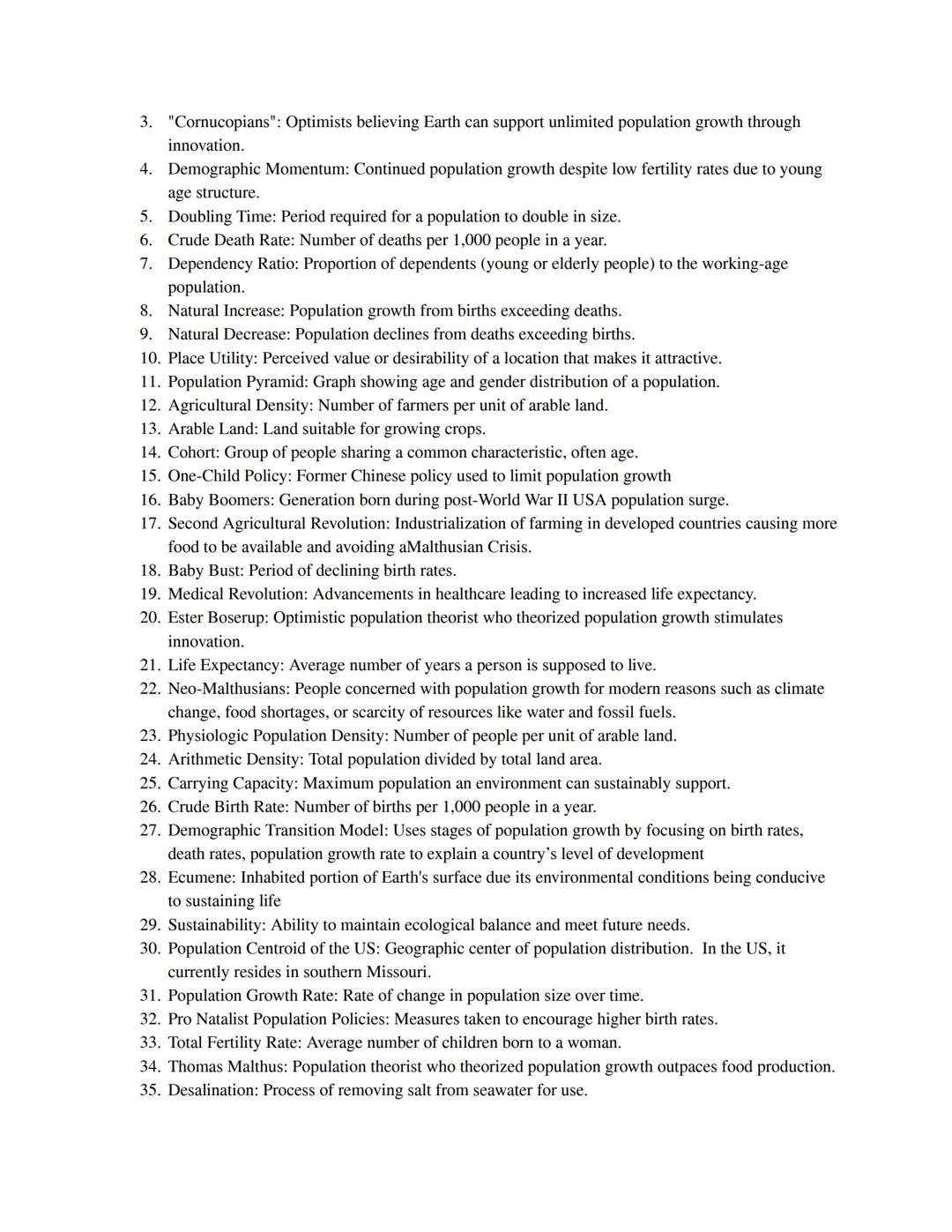 Introduction to Human Geography Vocabulary List

1.  Absolute Distance: The exact physical distance between two points on Earth,
2.  Adminis