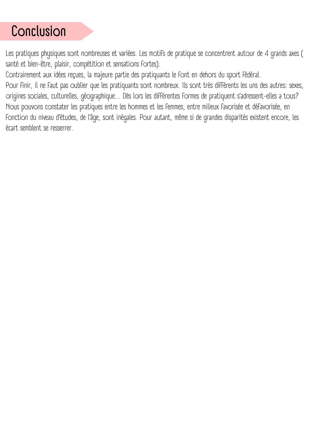 # Les différentes formes de pratique physique

## Introduction

Définition Activité Physique

L'activité physique n'est pas seulement la pra