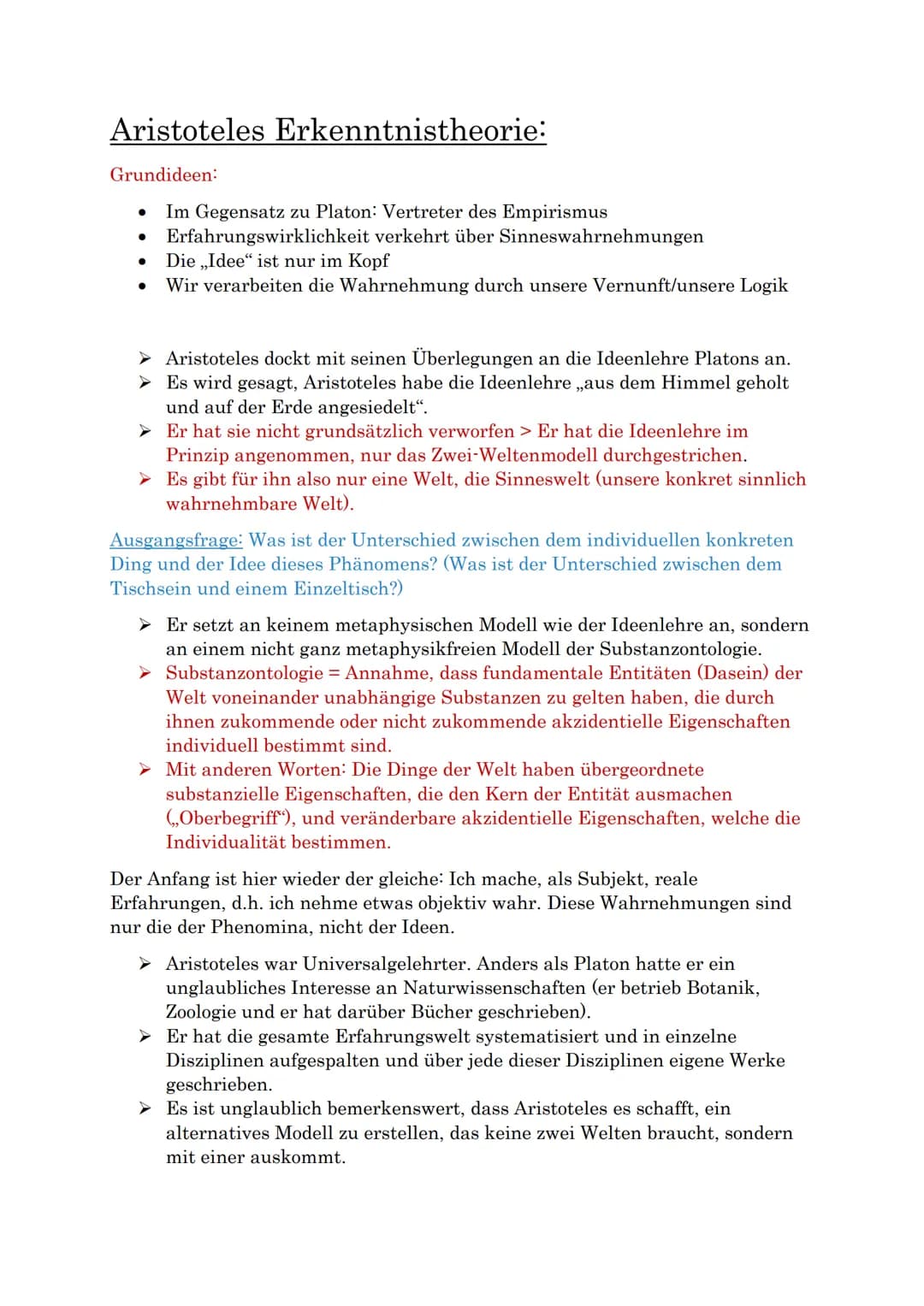 Erkenntnistheorien: Philosophie-Klausur

Definitionen der Erkenntnistheorie:

1) Theorie über das Zustandekommen, die Reichweite und Valenz 