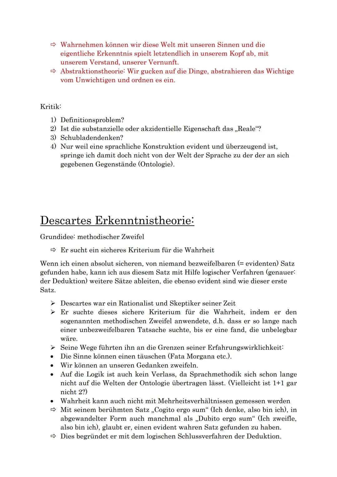 Erkenntnistheorien: Philosophie-Klausur

Definitionen der Erkenntnistheorie:

1) Theorie über das Zustandekommen, die Reichweite und Valenz 