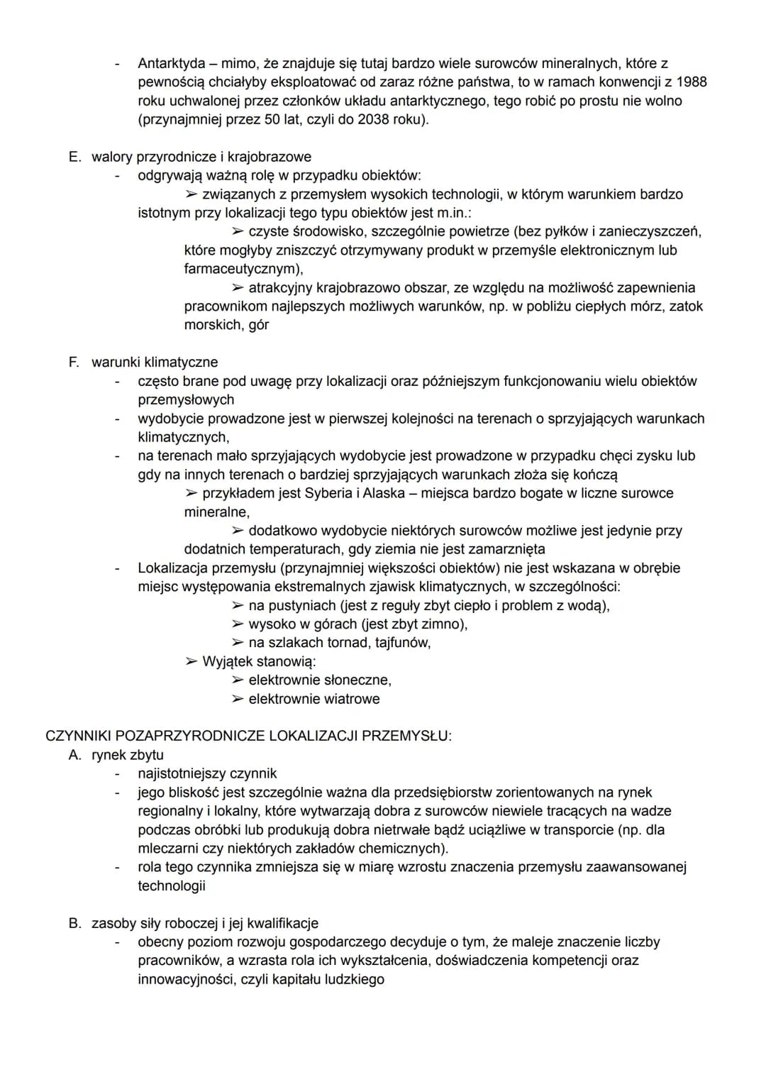 # CZYNNIKI LOKALIZACJI PRZEMYSŁU

Temat: Czynniki lokalizacji przemysłu.

Czynniki lokalizacji przemysłu to warunki i motywy, które w pozyty