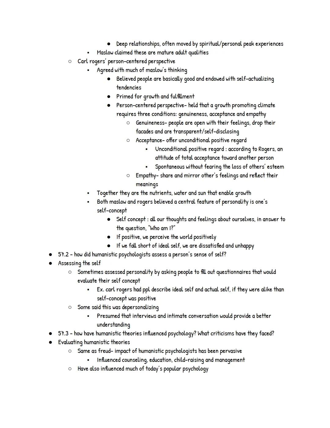 # UNIT 10: Personality

Module 55: Freud's Psychoanalytic Perspective: Exploring the
Unconscious

• 55.1 - How did Sigmund Freud's treatment