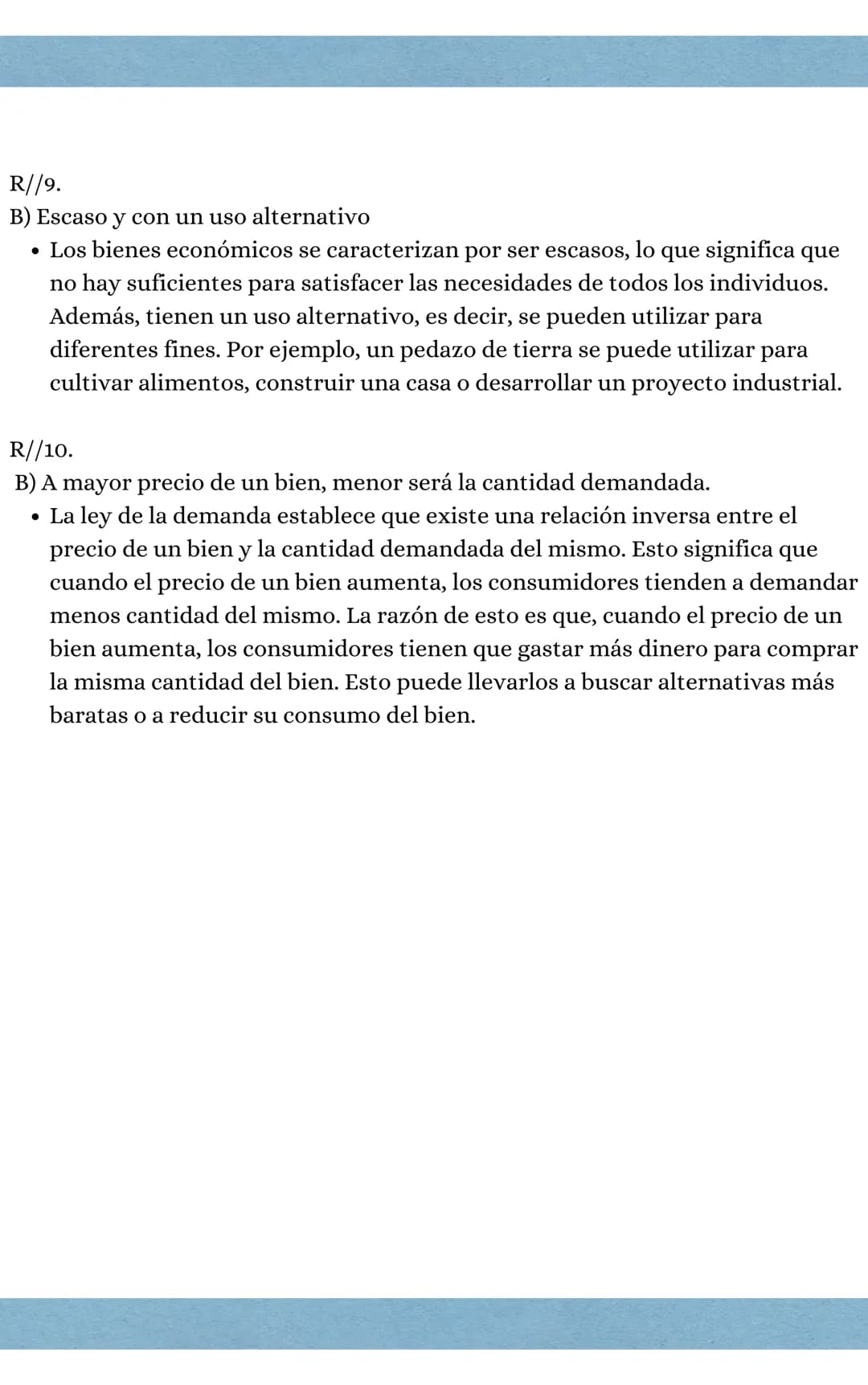 # ciencias económicas

1. Los factores de producción son:

a) Aire, agua y luz

B) Agua, aire y capital

C) Tierra, trabajo, y capital

D) C