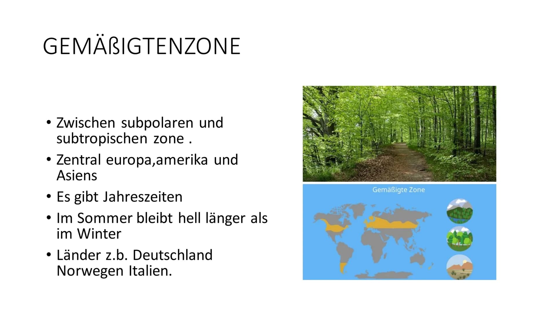 # KLIMAZONEN DER ERDE

fragen am Ende # DER POLARE ZONE

*   Südpol und Nordpol
*   Tiere: Pinguin und Eisbär
*   Durchschnittliche Temperat
