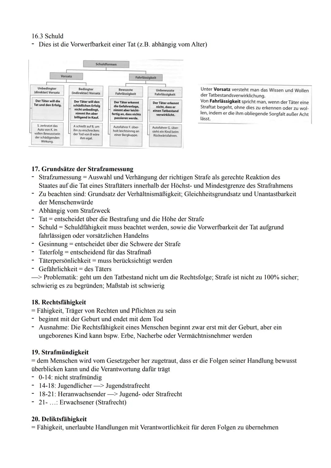 # Zusammenfassung für Wirtschaftsklausur (Recht)

1. Rech und Gerechtigkeit

1.1 Gleichheit
- Grundsatz der Gleichheit sieht vor, dass niema