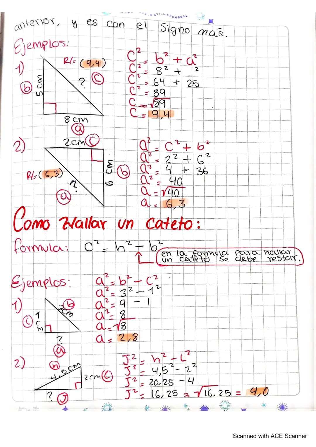 # Teorema de Pitagoras

El teorema de Pitagoras establece que en
Fodo Triangulo rectángulo, el cuadrado de la
longitud de la hipotenusa es i