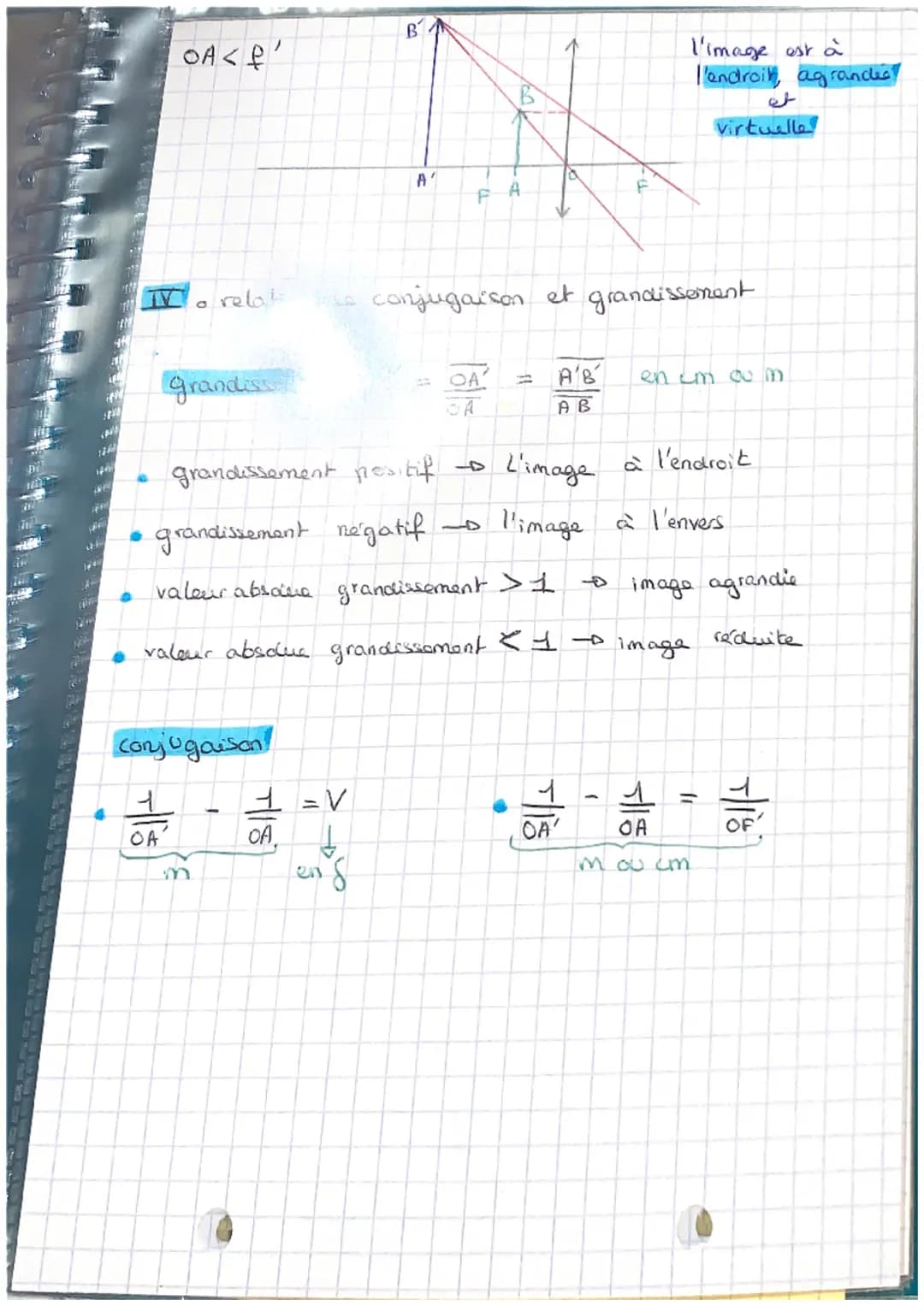 PHYSIQUE-CHIMIEO

Chapitre & des lentilles

I. 2 sortes de lentilles
- lentilles convergentes & faces convexes
- Lentilles divergentes & fac