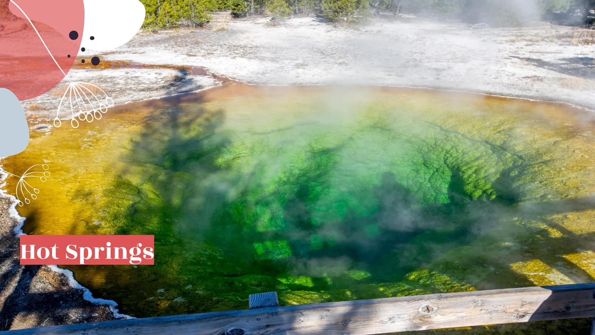 # Yellowstone
National Park # About Yellowstone

- First National Park
- Half of all the world's known geothermal features
-
-
-
World's lar