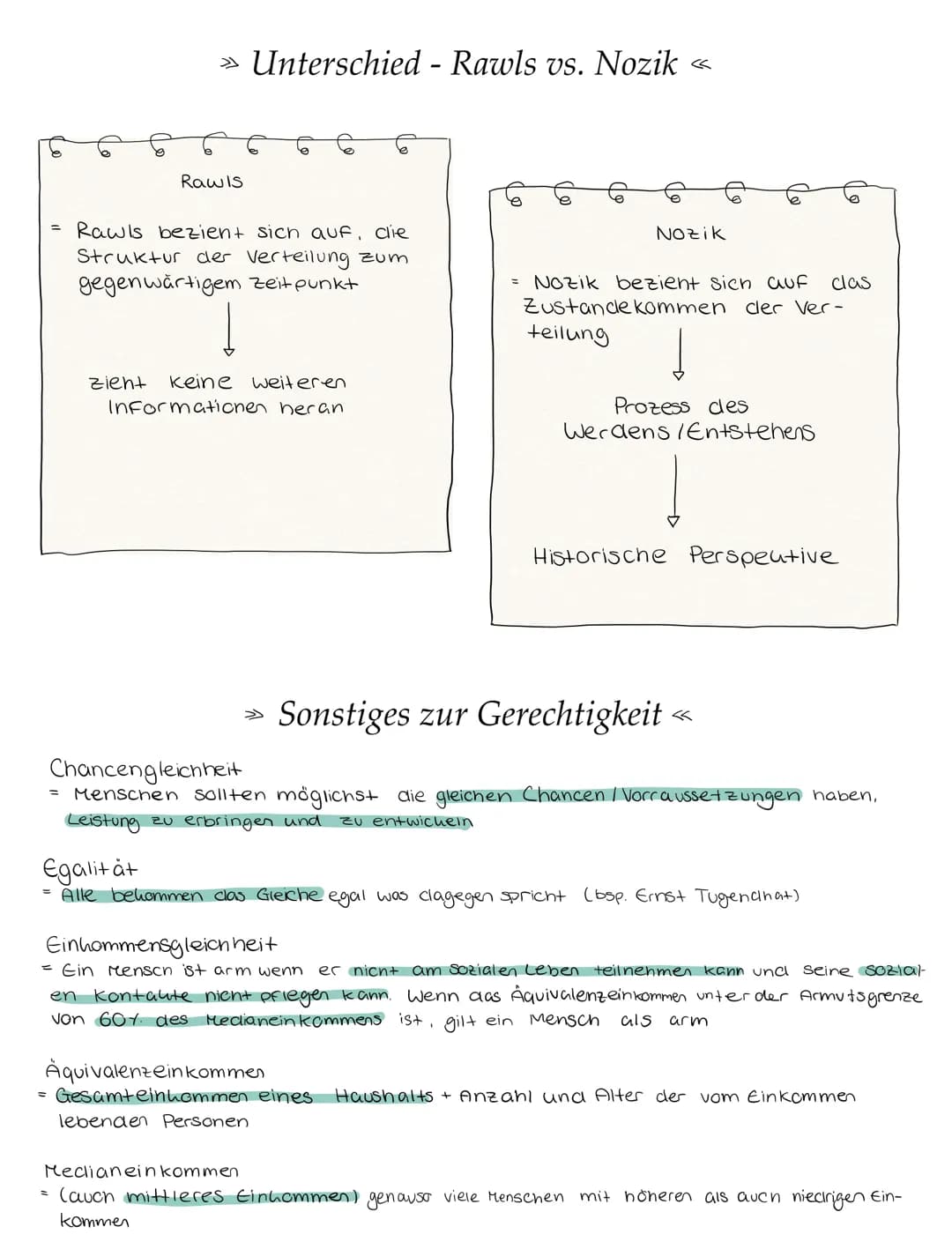# >> Gerechtigkeit nach Aristoteles <<<<

### A

Austeilende Gerechtigkeit = Verteilung von Ressourcen und Gütern

*   Jeder bekommt das Ang