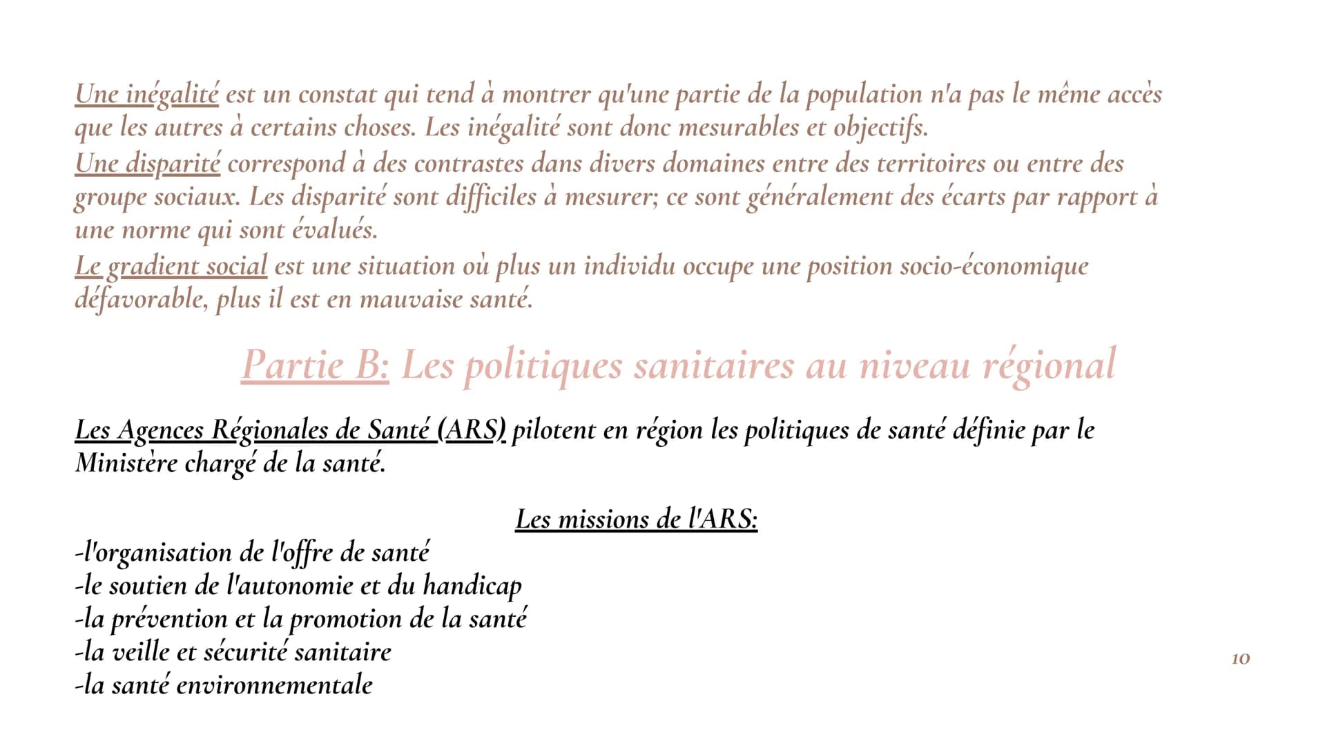 # RÉVISION

Chapitre 1 et chapitre 2

Hafifa
Emma
Sarah

01 # SOMMAIRE

## Chapitre I

Partie A: L'origines de la santé publique en France..